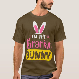 Camiseta Soy el bibliotecario conejo conejo conejo orejas h