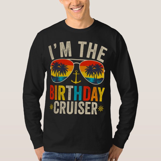 Camiseta Soy el Birthday Cruiser Vacation Men LS (Anverso)