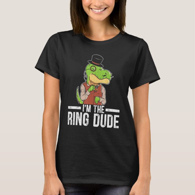Camiseta Soy el Boda Cotillion T Rex (Anverso)