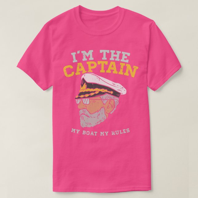 Camiseta Soy el Capitán Mi Bote Mis Reglas (Diseño del anverso)