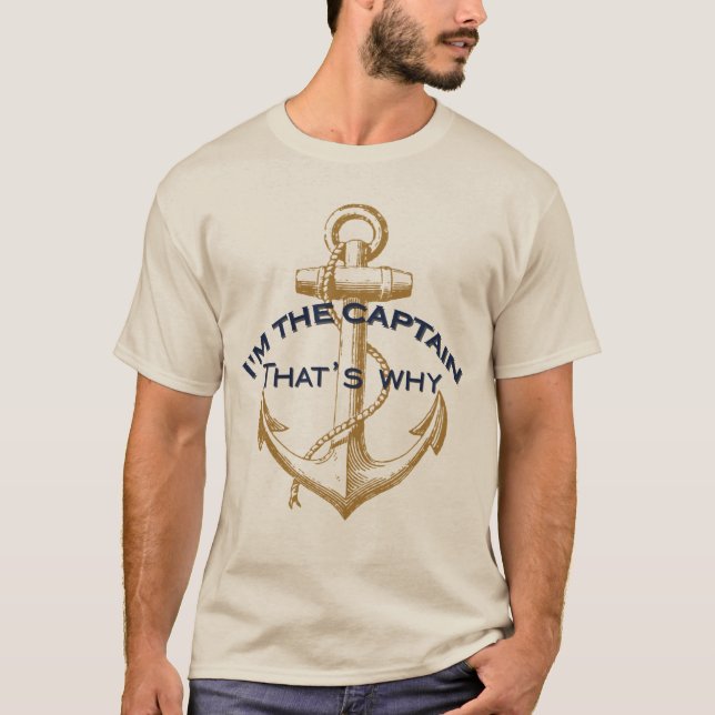 Camiseta Soy el capitán que es por qué (Anverso)
