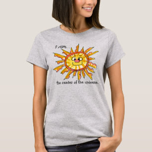 Camiseta Soy el centro del Sol Universo