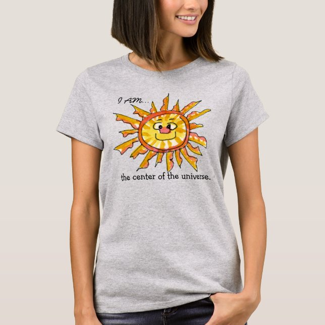 Camiseta Soy el centro del Sol Universo (Anverso)