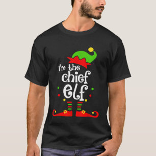 Camiseta Soy El Chef Elfo Amigo De La Familia Navidad
