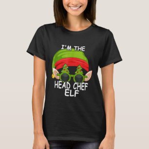 Camiseta Soy El Chef Principal Elf Grupo Familiar Navidad