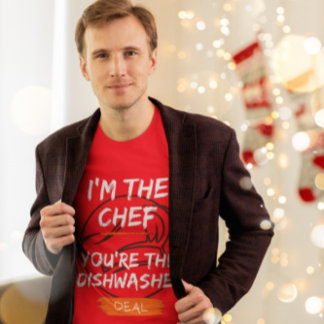 Camiseta Soy El Chef, Tú eres El Lavavajillas. Trato
