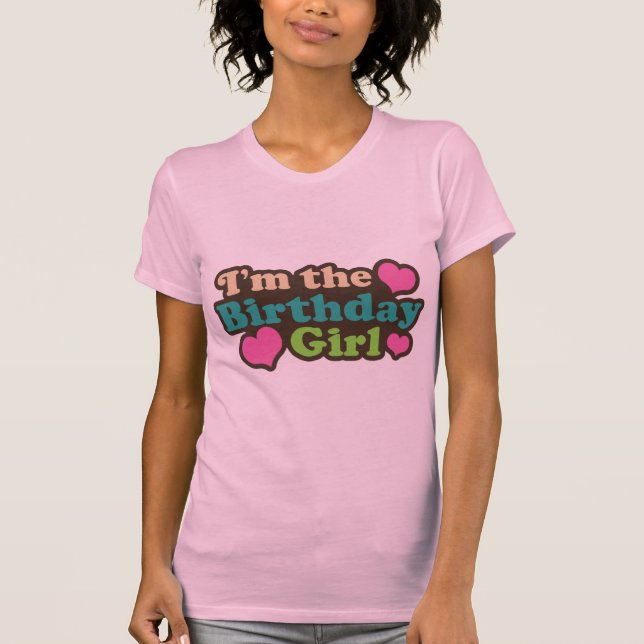 Camiseta Soy el Chica de Cumpleaños (Anverso)