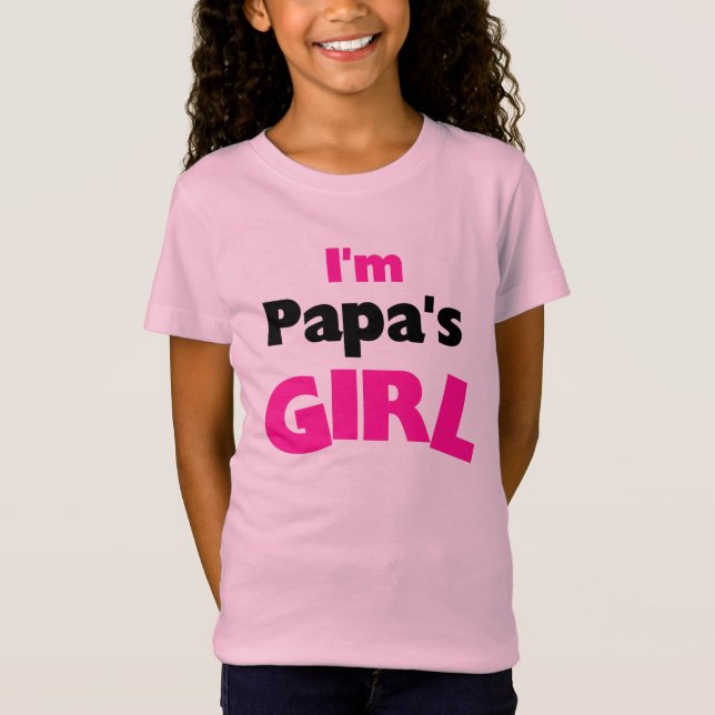 Camiseta Soy el Chica de papá (Anverso)