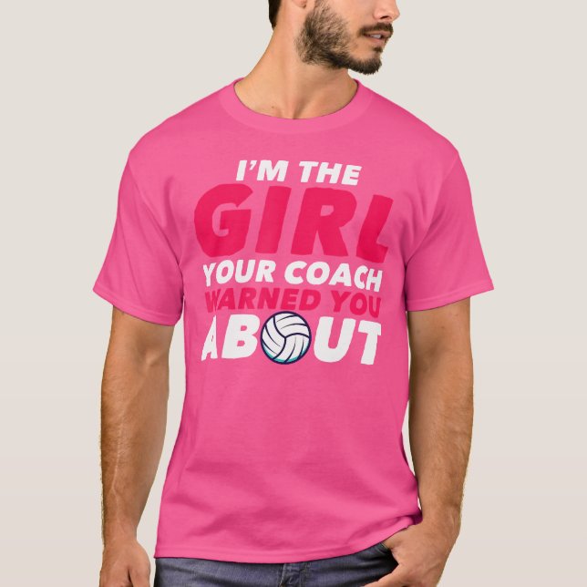 Camiseta Soy El Chica Que Tu Entrenador Te Advirtió Sobre V (Anverso)