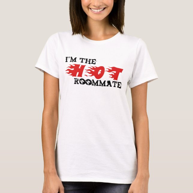 Camiseta Soy el compañero de cuarto CALIENTE (Anverso)