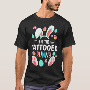Camiseta Soy el conejito tatuado de la parte de Pascua de l