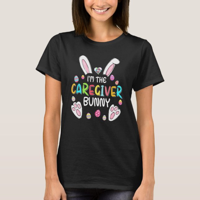 Camiseta Soy el conejo conejo cutáneo de cuidadores huevos  (Anverso)