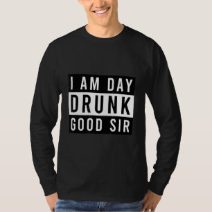 Camiseta Soy El Día Borracho Buen Cita Sir Vintage Bebida G