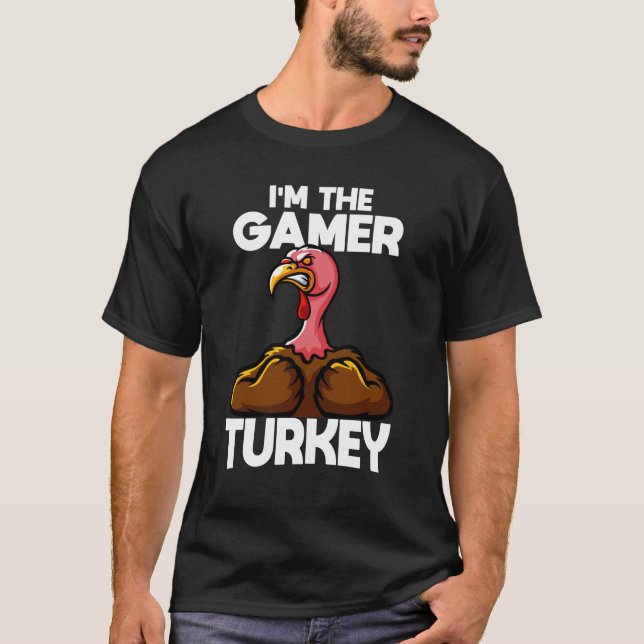 Camiseta Soy el Día de Acción de Gracias de la Familia Game (Anverso)