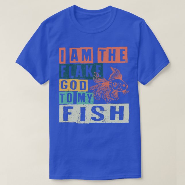 Camiseta Soy El Dios Flave Para Mi Pescado (Diseño del anverso)