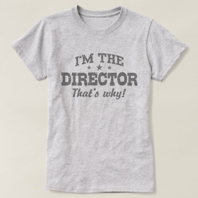 Camiseta Soy el director por eso (Diseño del anverso)