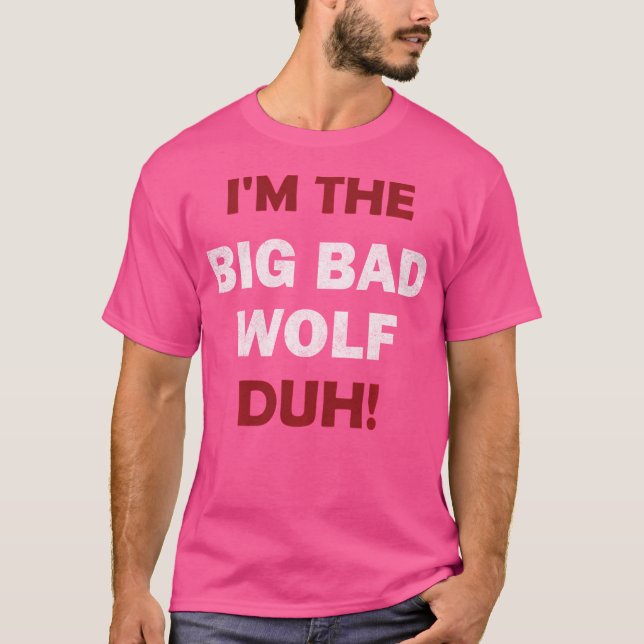 Camiseta Soy El Divertido Fiesta De Halloween De Bad Wolf D (Anverso)