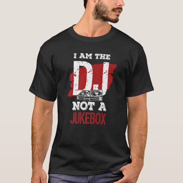 Camiseta Soy el DJ, no una rockola (Anverso)