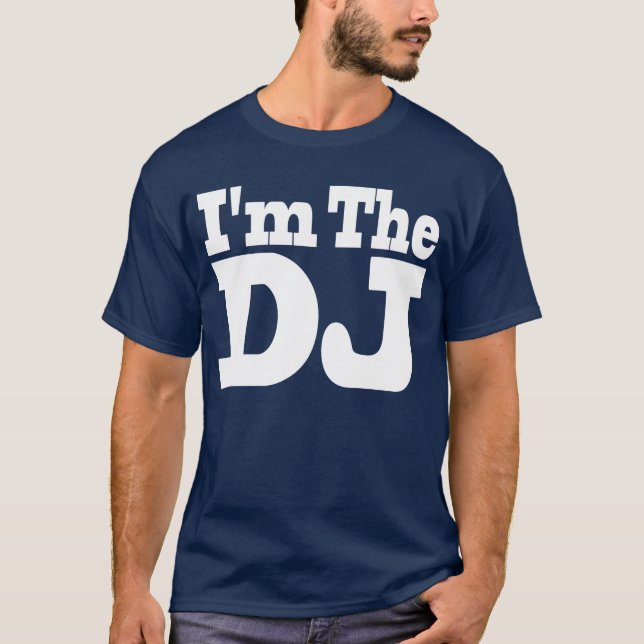 Camiseta Soy el DJ T Shirt Dark (Anverso)