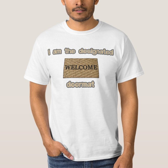 Camiseta Soy el doormat señalado (Anverso)
