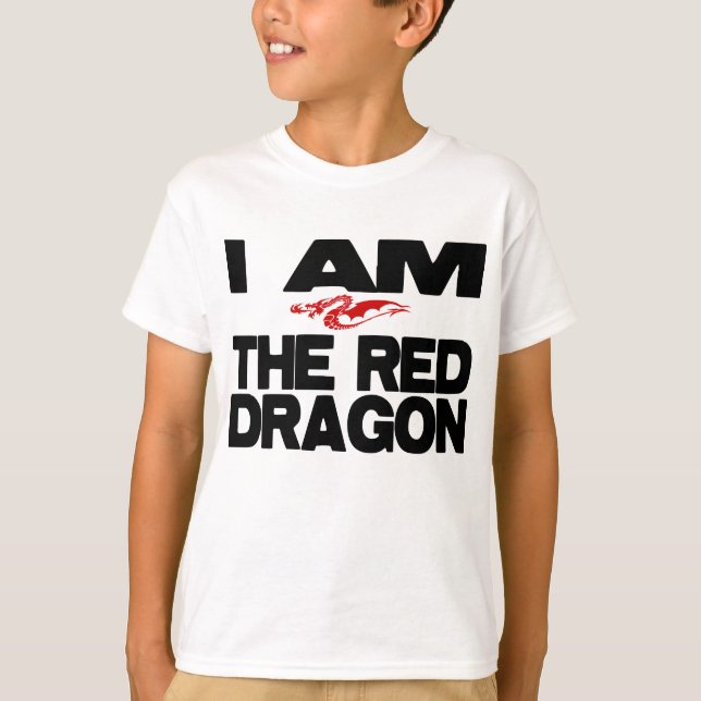 Camiseta Soy el dragón rojo (Anverso)