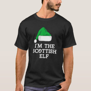 Camiseta Soy el Elf escocés Divertido de Navidades Familiar