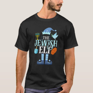 Camiseta Soy el Elf judío Menorah Chanukah Hanukkah Jewis