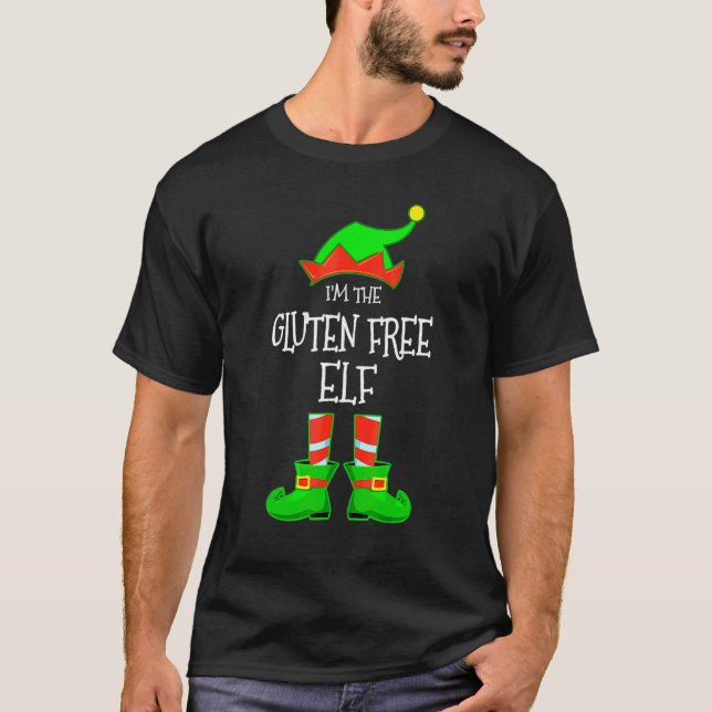 Camiseta Soy El Elfo Sin Gluten Elfo Familiar Coincidente N (Anverso)