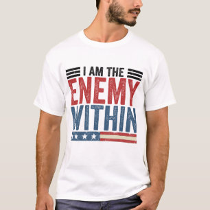 Camiseta Soy El Enemigo Dentro De Un Tee De Maíz - Kamala H