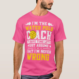 Camiseta Soy El Entrenador De Waterpolo