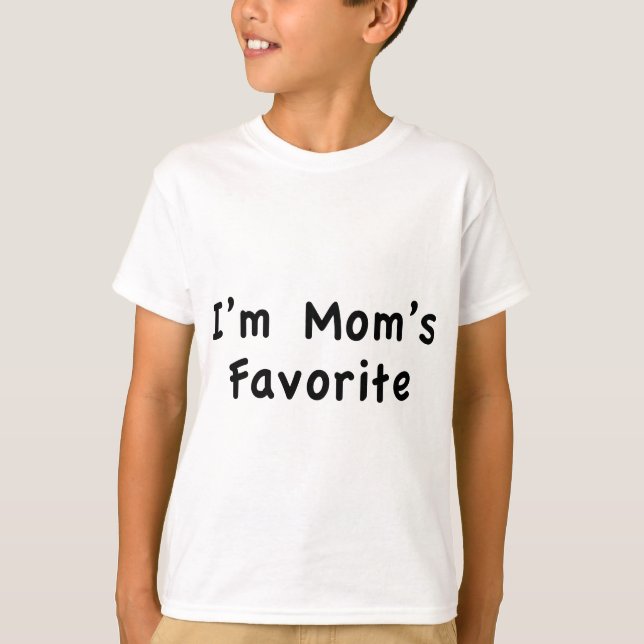 Camiseta Soy el Favorito de Mamá (Anverso)