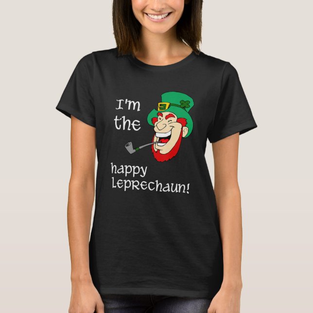 Camiseta Soy el feliz Leprechaun Hilarious St Patrick's Da (Anverso)