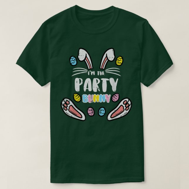 Camiseta Soy El Fiesta Bunny Gracioso De La Familia De La P (Diseño del anverso)