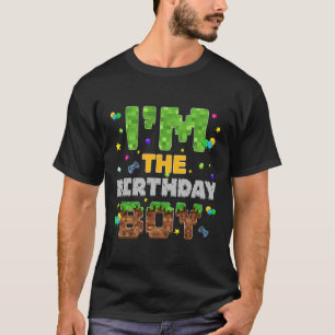Camiseta Soy el Fiesta de cumpleaños Pixel Gamer que coinci