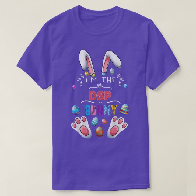 Camiseta Soy el Fiesta de Pascua de la Familia DSP Bunny Ma (Diseño del anverso)