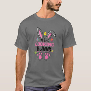 Camiseta Soy el Fiesta de Pascua Familiar Cooking Bunny