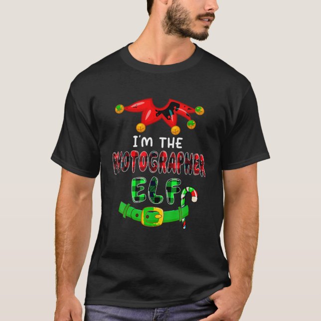 Camiseta Soy el fotógrafo Elf Xmas disfraces Elf Lover P (Anverso)