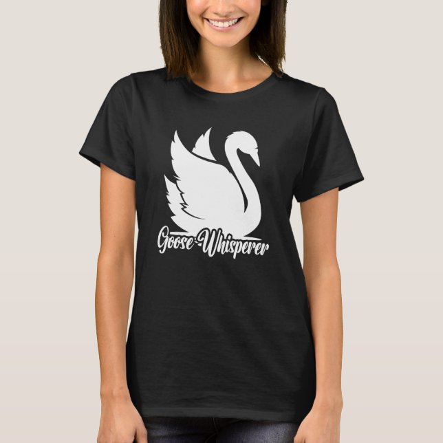 Camiseta Soy el ganso de ave acuática de susurro ganso (Anverso)
