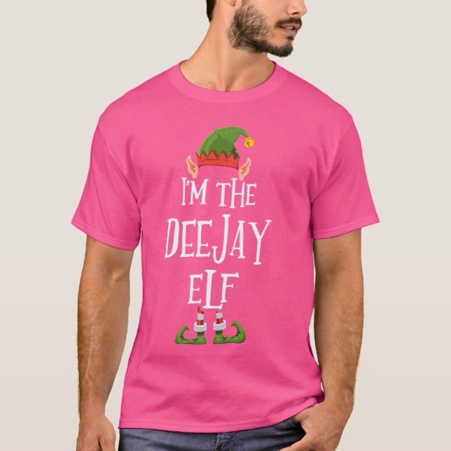 Camiseta Soy el gráfico de Deejay Elf - Navidades graciosos (Anverso)