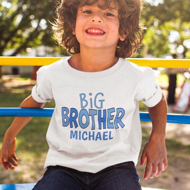 Camiseta Soy el Gran Hermano Cute Whimsical Moderno (Subido por el creador)