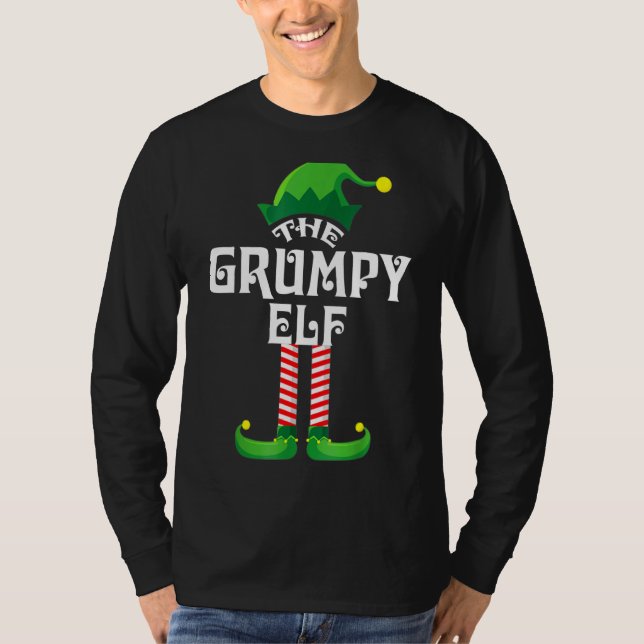Camiseta Soy el gruñón de Navidad de Elf de Grumpy, Navidad (Anverso)