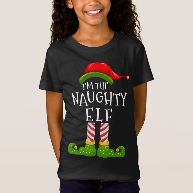 Camiseta Soy el grupo de familia Mimi Elf Navidades coincid (Anverso)