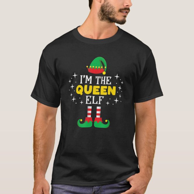 Camiseta Soy el grupo de juego de la familia Queen Elf Funn (Anverso)