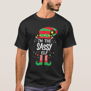 Camiseta Soy el grupo de Navidades de la familia Sassy Elf
