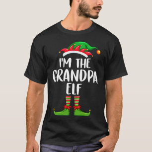 Camiseta Soy el grupo familiar de la abuela elfa con pijama