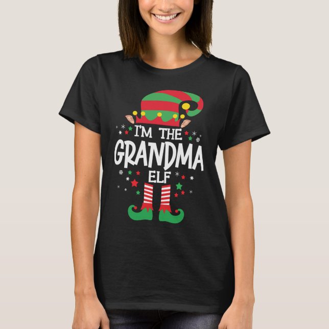 Camiseta Soy el grupo familiar de Navidades de la abuela El (Anverso)