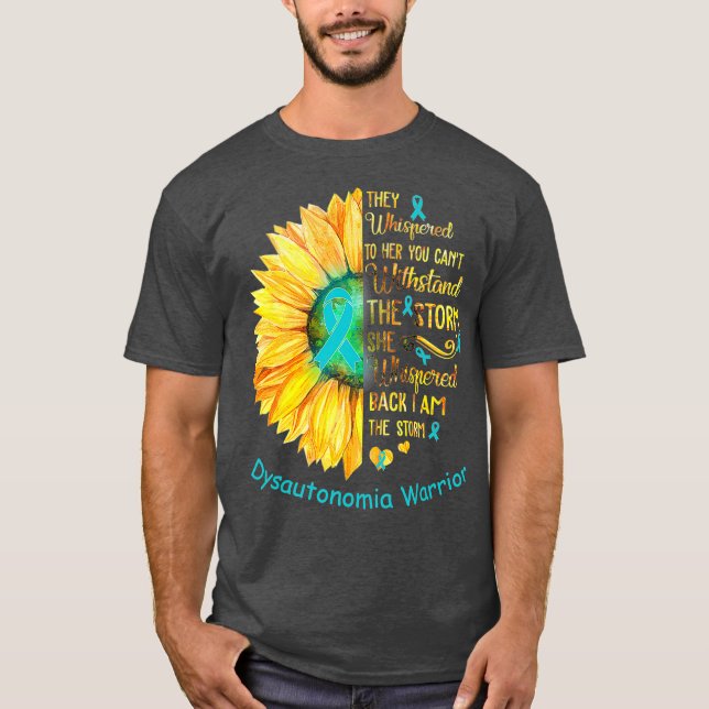 Camiseta Soy el guerrero de la tormenta disautonomía (Anverso)