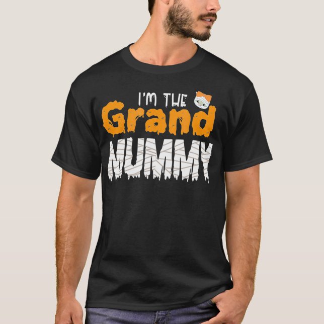 Camiseta Soy el Halloween de la divertida abuela de la fami (Anverso)