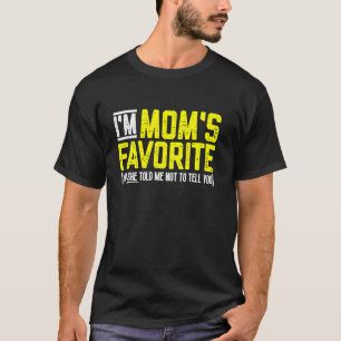 Camiseta Soy el hermano divertido favorito de mamá