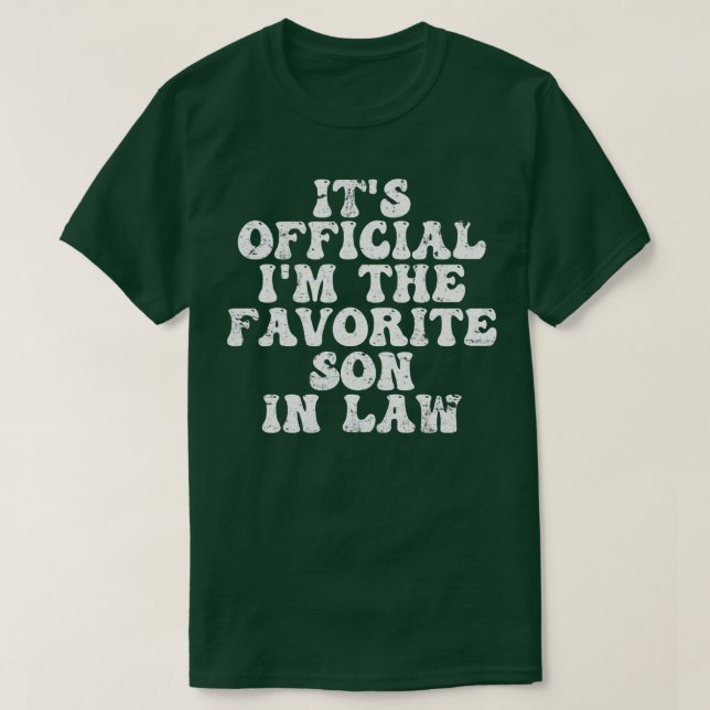 Camiseta Soy el hijo favorito de la ley 1 (Diseño del anverso)